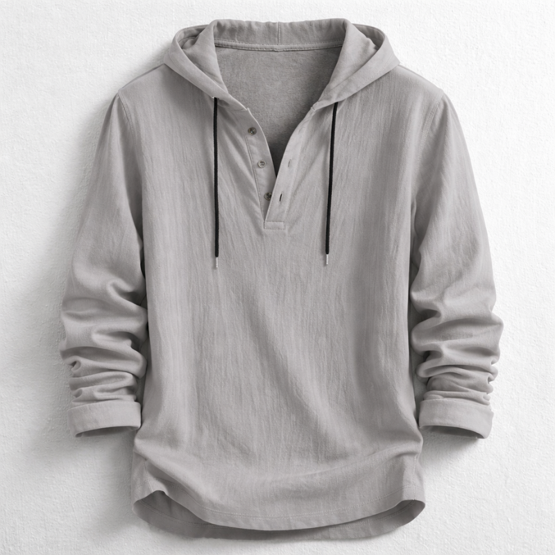 The Riviera Linen Hooded Shirt