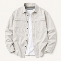 Olive Green Casual Overshirt