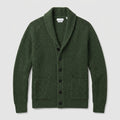 Charcoal Shawl Collar Cardigan