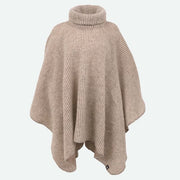 Women’s Oversized Turtleneck Knit Poncho